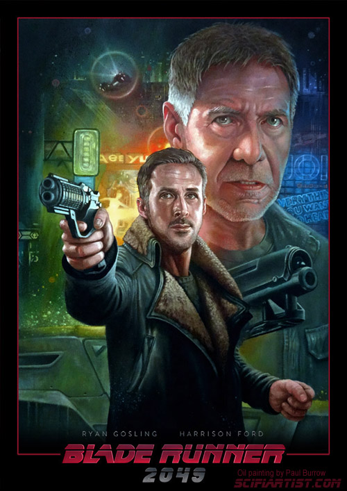 Blade Runner 2049 Oil Painting by Paul Burrow