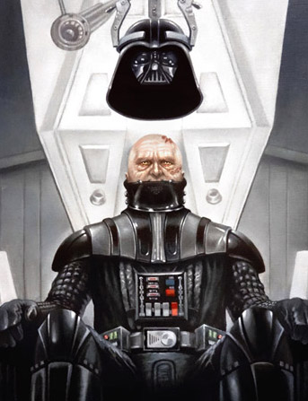Click to view Darth Vader - Isolation Oil Painting