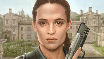 Click to view Tomb Raider Oil Painting