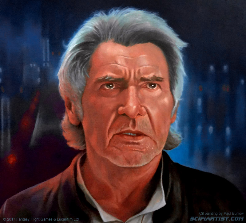 Resolve - Han Solo oil painting by Paul Burrow