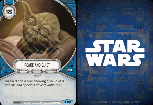 Peace and quiet oil painting by Paul Burrow - Star Wars Destiny - Way of the force 113 ©FFG