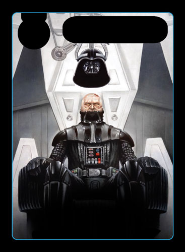 Darth Vader - Isolation alternate art promo card - oil painting by Paul Burrow - Star Wars Destiny ©FFG