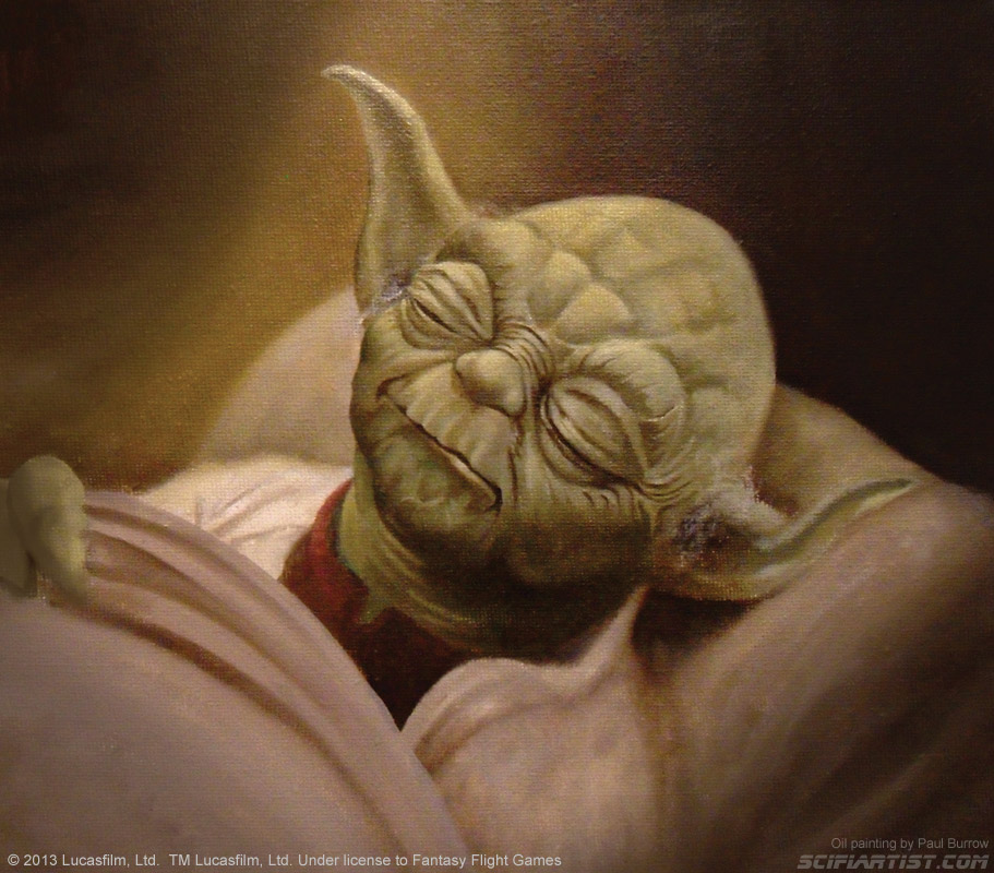 Echoes of the Force oil painting by Paul Burrow